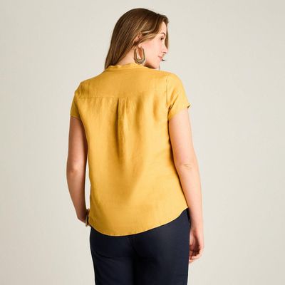 Imagen 2 del producto Blusa Mostaza 100% Lino
