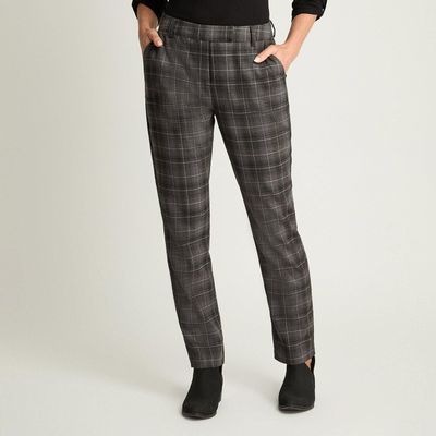 Pantalón Slim Print Gris
