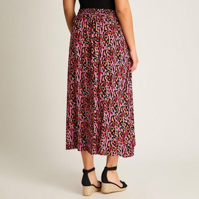 Imagen 2 del producto Falda Rojo Maxi No Elasticado Calce Normal