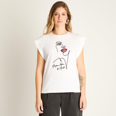 Imagen 1 del producto Polera Crudo con Estampado