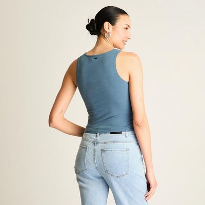 Imagen 2 del producto Polera Crop Top Indigo Sin Mangas