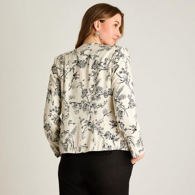 Imagen 2 del producto Casaca Estampada Negra