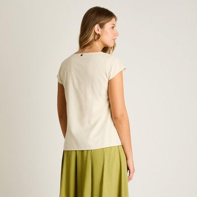 Imagen 2 del producto Blusa Arena Manga Corta No Elasticado Calce Holgado