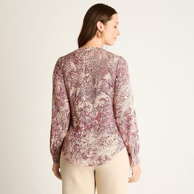 Imagen 2 del producto Blusa Arena Estampada Cuello Redondo