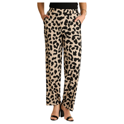 Pantalón Palazzo Casual Arena Animal Print