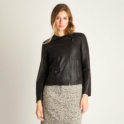 Casaca Negro Manga Larga