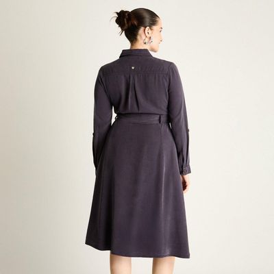 Imagen 2 del producto Vestido Camisero Azul Midi