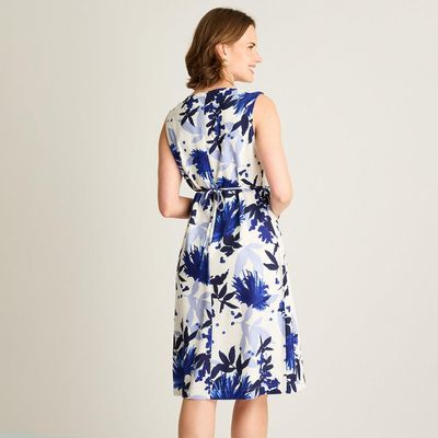 Imagen 2 del producto Vestido Midi Azul Floreado