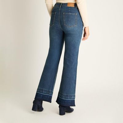 Imagen 2 del producto Jeans Azul Wide Leg Tiro Medio