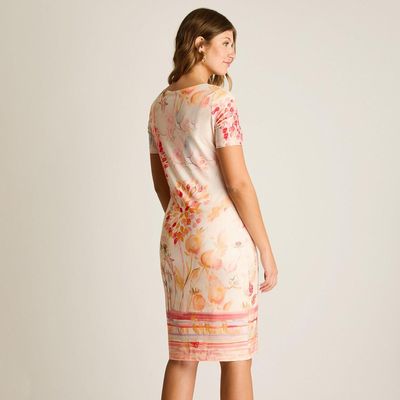 Imagen 2 del producto Vestido Corto Naranjo Floral