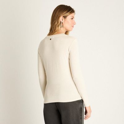 Imagen 2 del producto Polera Crudo con Lazo Frontal