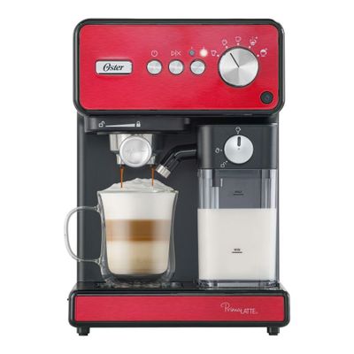 Cafetera Automática Oster Primalatte Roja Bvstem6604R