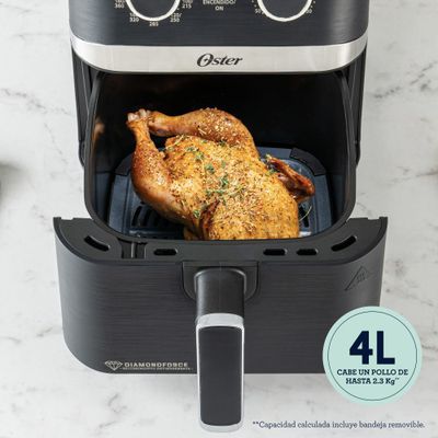 Imagen 2 del producto Freidora de Aire Manual 4L Oster DiamondForce CKSTAF401MDF