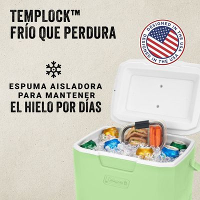 Imagen 2 del producto Cooler Coleman Chiller Verde 28 Lt / 30 QT