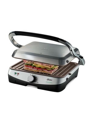 Imagen 1 del producto Parrilla y panini Oster® revestimiento Bioceramic® CKSTPA4881