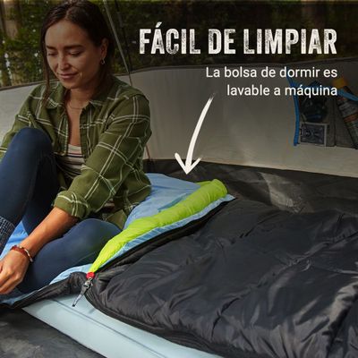 Imagen 2 del producto Saco de Dormir Coleman Montauk 4°C Negro
