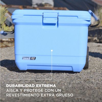 Imagen 2 del producto Cooler Coleman Pro Capacidad 52 Lt / 55 QT Celeste