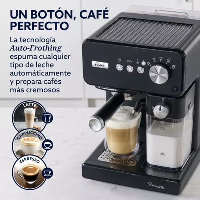 Imagen 2 del producto Cafetera Automática Oster Primalatte Negro Bvstem6604bk