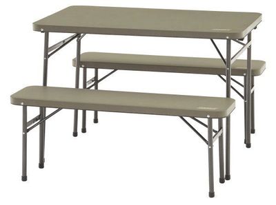 Juego De Mesa Y Banco Plegable 102cm Coleman®