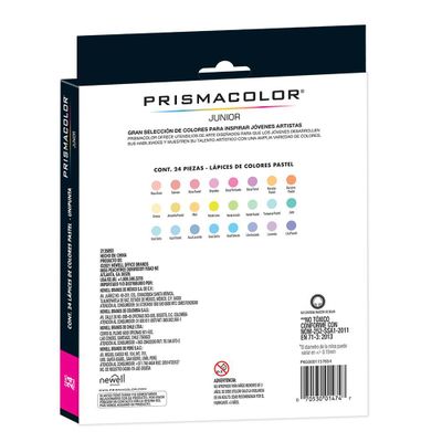 Imagen 2 del producto Set 24 Lapices Prismacolor Jr. Colores Pasteles