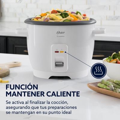 Imagen 2 del producto Arrocera Oster 7 Tazas Diamond Force Ckstrcb7dfwht