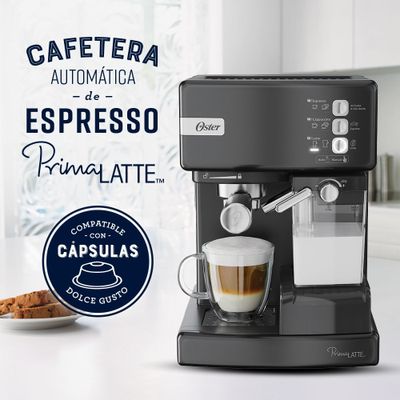 Imagen 2 del producto Cafetera automática de espresso negro metálico Oster® PrimaLatte™ BVSTEM6603B