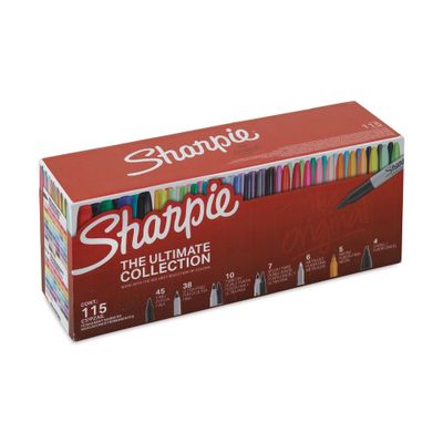 Imagen 2 del producto Caja 115 Marcadores Sharpie Punta Fina Y Ultra Fina
