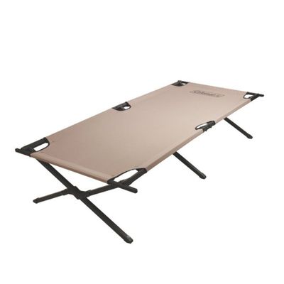 Cama de Camping Trailhead Single Coleman Beige y Negro