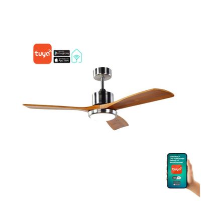 Imagen 2 del producto Ventilador de Techo con Luz y Wifi Heimat HTE-1003