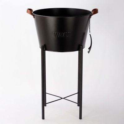 Hielera Metálica Rack + Abridor Cerveza Wayu