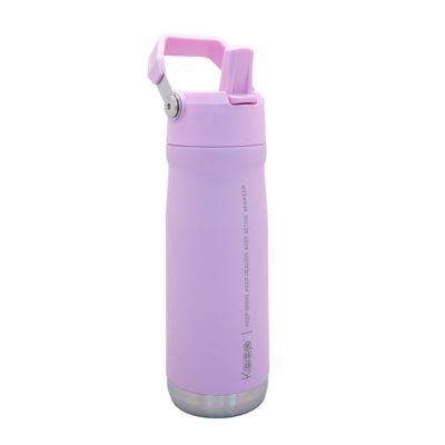 BOTELLA INSULADA CON MANGO 65O ML KEEP - ROSADO