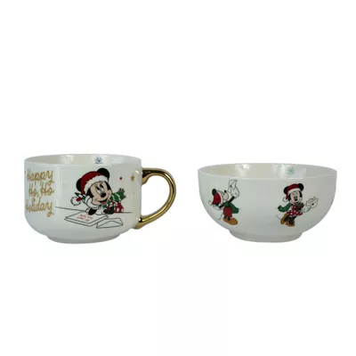 Set Tazón + Bowl Navidad Disney Classic