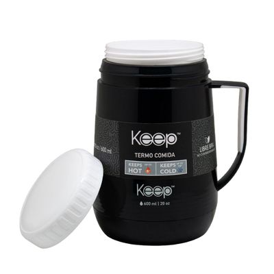 Imagen 2 del producto Termo Comida PP 600ml keep -NEGRO
