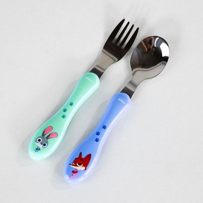 Set Cubiertos Metalicos Zootopia