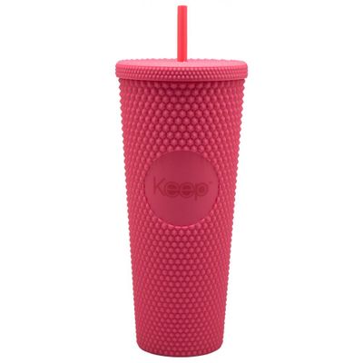 Vaso Tumbler Venti Bombilla Keep - ROSADO