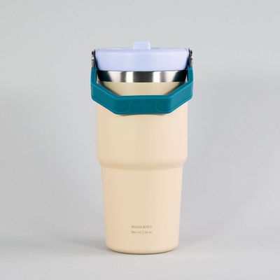 BOTELLA INSULADA CON MANGO 590ML FLASK KEEP NUDE