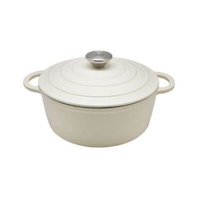 OLLA  IRON CAST 22 CM  WHITE KEEP
