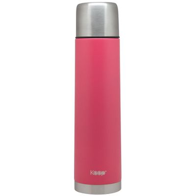 Termo Bala 1.0L Rubber keep -ROSADO