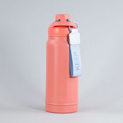 BOTELLA INSULADA STRAP 650ML FLASK KEEP CORAL