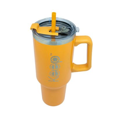 Imagen 2 del producto MUG TERMICO 40 Oz KEEP -NARANJO