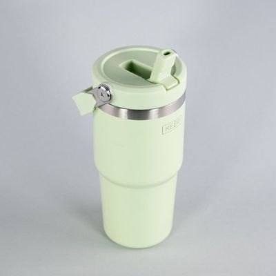 Imagen 2 del producto BOTELLA INSULADA CON MANGO 590ML KEEP PISTACHO