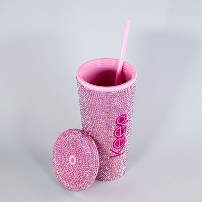Imagen 2 del producto VASO TUMBLER SHINNY 650ML ROSADO