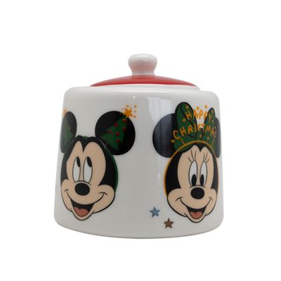 Azucarero Ceramica Navidad Disney Classic