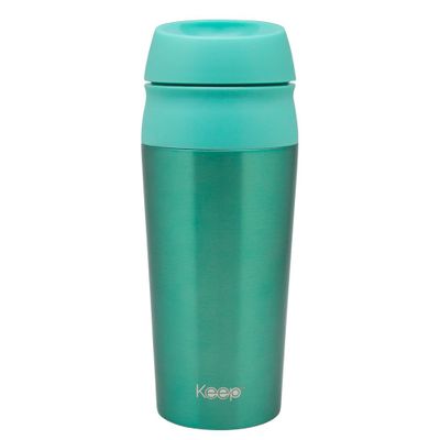 Mug Boton Value Keep - Celeste