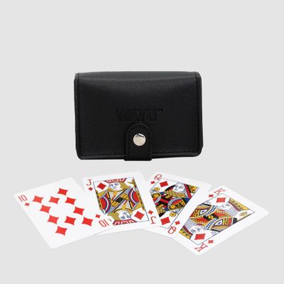 Juego De Naipes Estuche PU Wayu