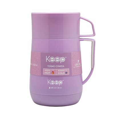 Termo Comida Pp Keep 600 Ml - LILA