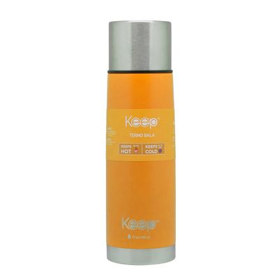 Termo Bala Keep 500 Ml Rubber - Naranjo
