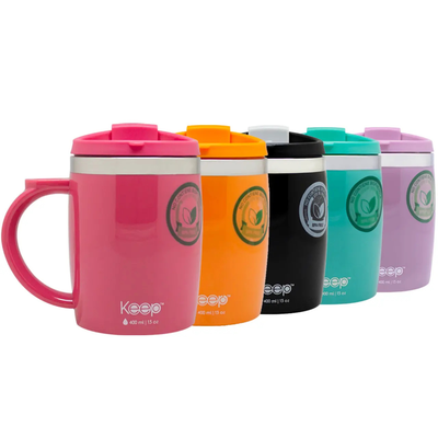 Imagen 2 del producto Mug Termo Colores 400ml keep -CELESTE