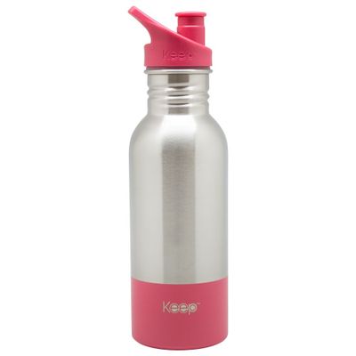 Botella Metalica 600ml Kepp - Rosada