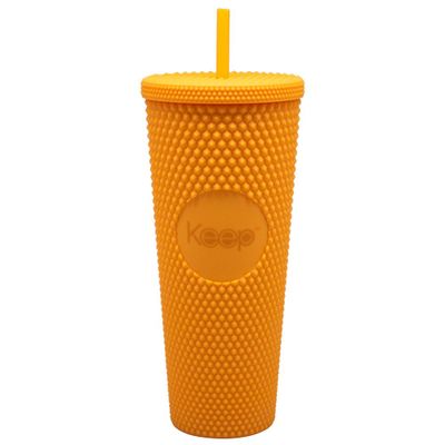 Vaso Tumbler Venti Bombilla Keep - NARANJA